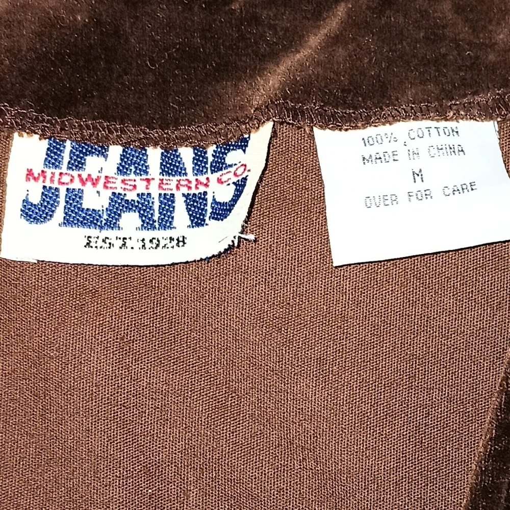 Midwestern‎ Jeans Co Brown Mini Dress M